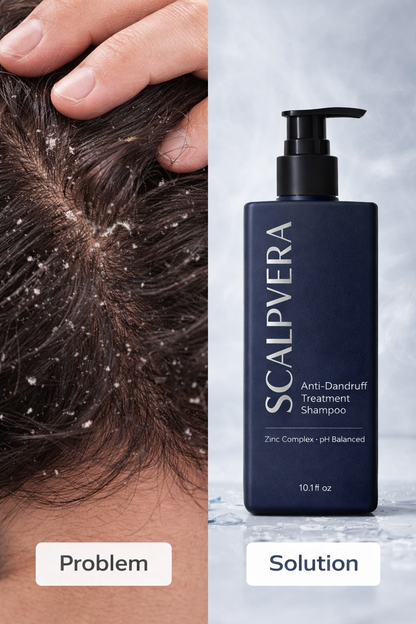 SCALPVERA™ Eliminates buildup at the source